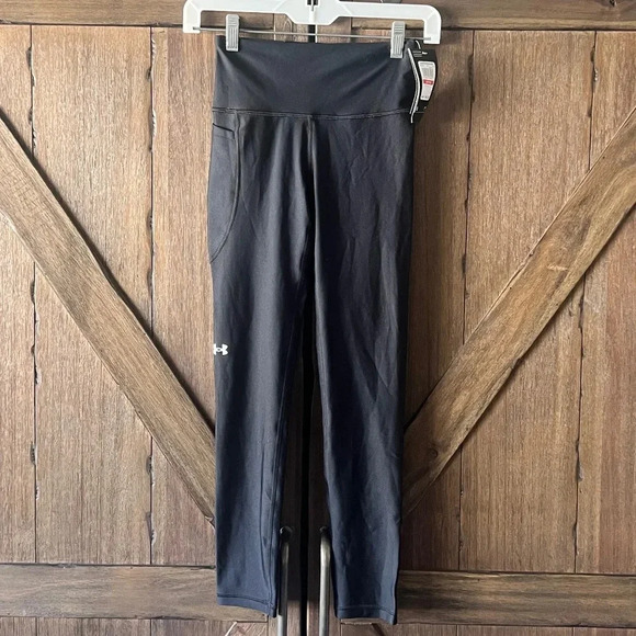 Under Armour HeatGear® No-Slip Waistband Ankle Leggings Size XS NWT - Picture 4 of 9